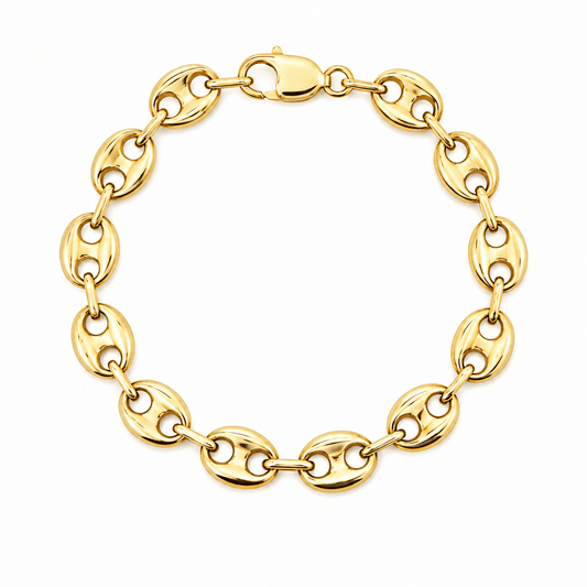 Puffed Gucci Link Bracelet