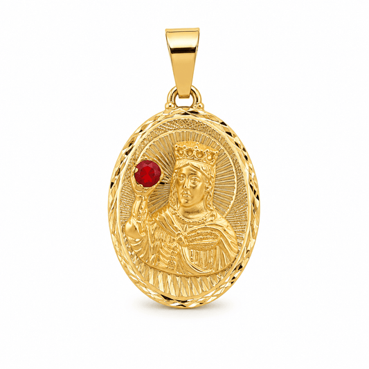 Religious Oval Charm