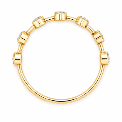0.33 CTW Lab-Grown Diamond Bubble Bezel Band