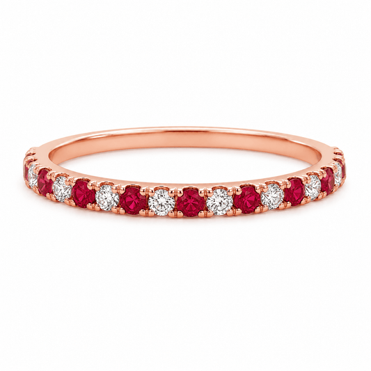 Ruby and Diamond Band
