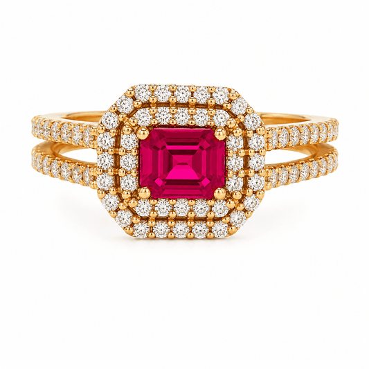 Ruby and Diamond Ring