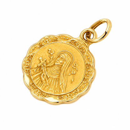 Santa Rita Religious Pendant