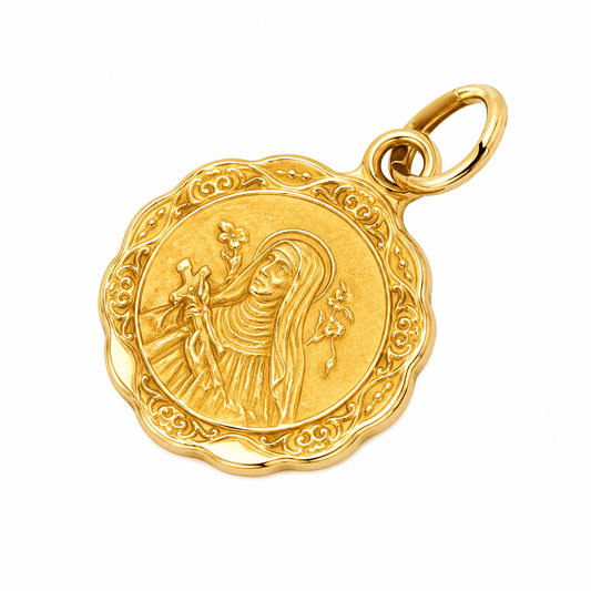 Santa Rita Religious Pendant
