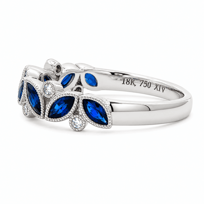Sapphire and Diamond Fashion Ring