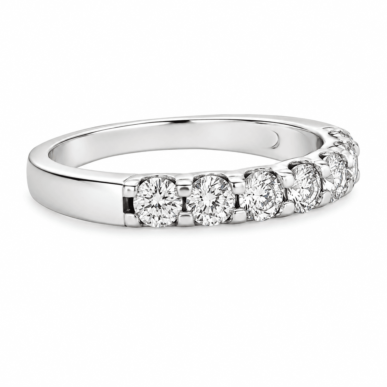 Seven-Stone Diamond Wedding Band