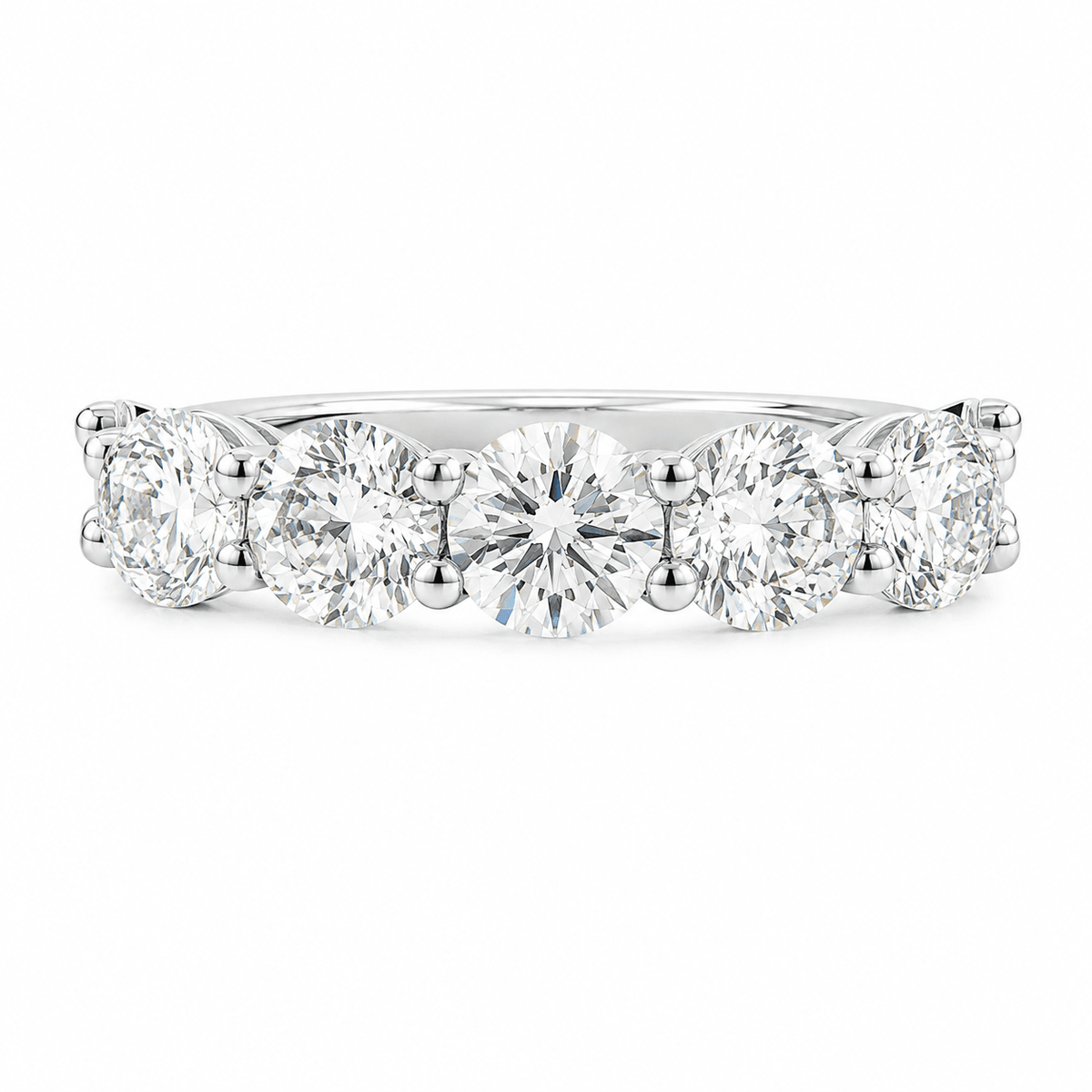 Lab-Grown Diamond 7-Stone Band