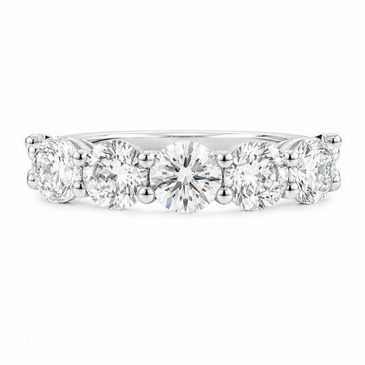 Lab-Grown Diamond 7-Stone Band