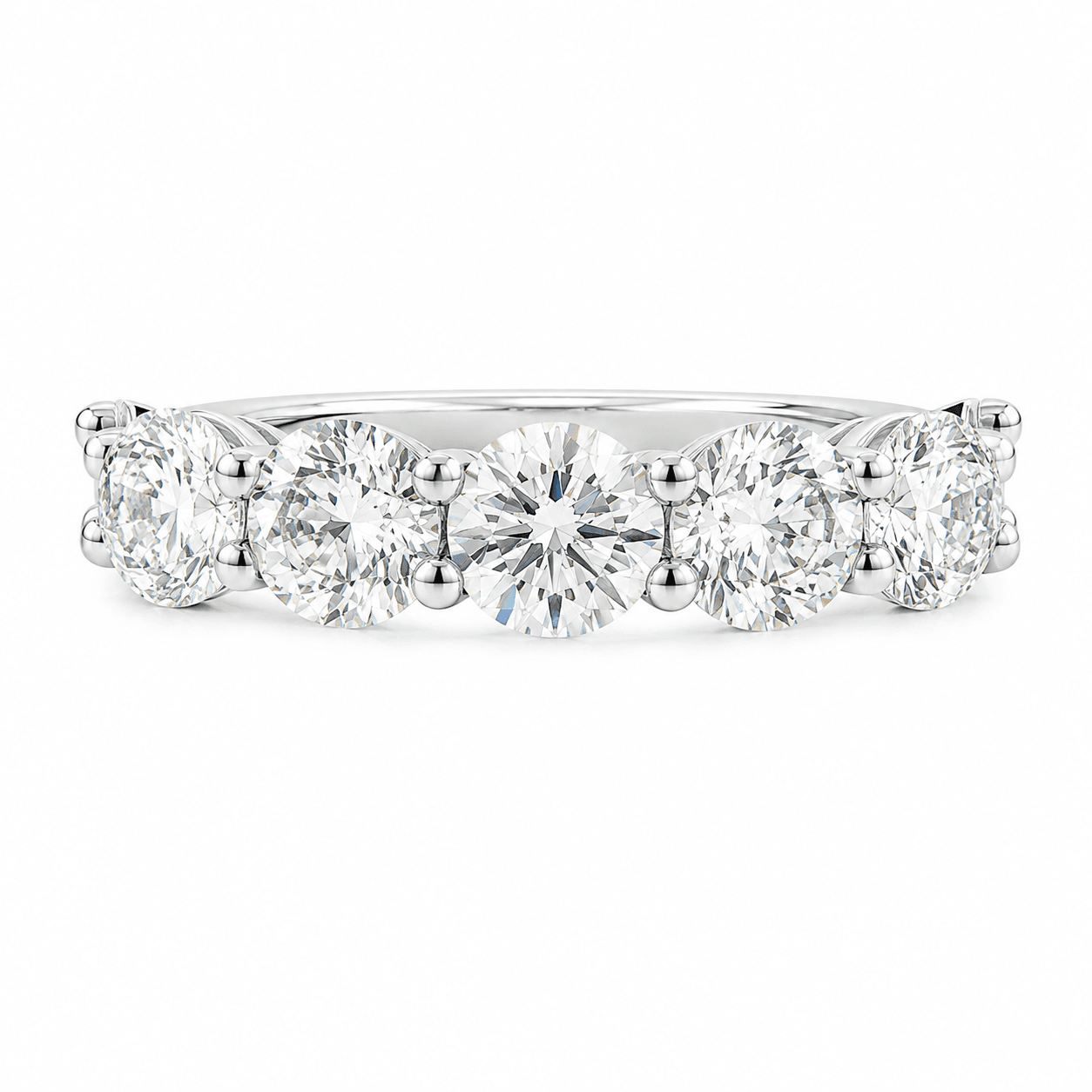 Lab-Grown Diamond 7-Stone Band