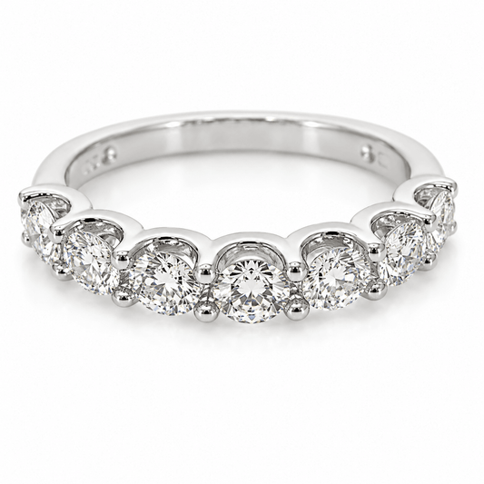 Seven-Stone Wedding Band