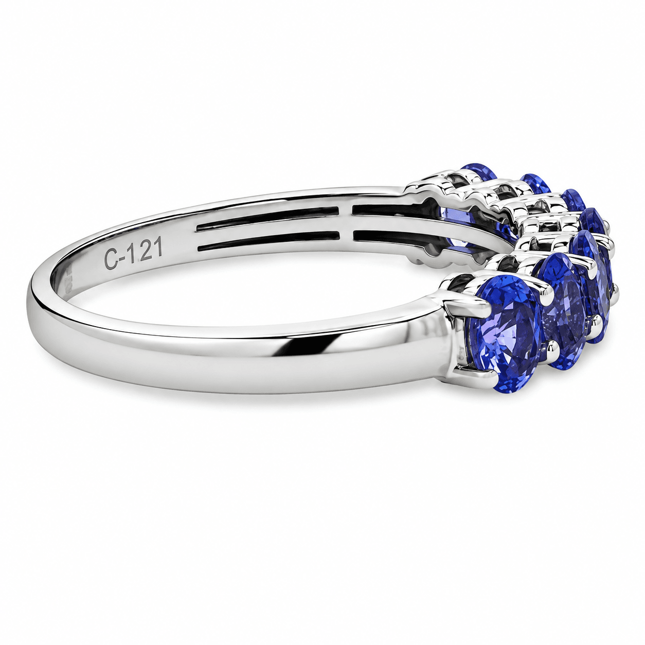 Tanzanite Cluster Ring