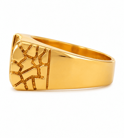 Textured Diamond Men's Fashion Ring