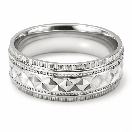 Textured Wedding Band