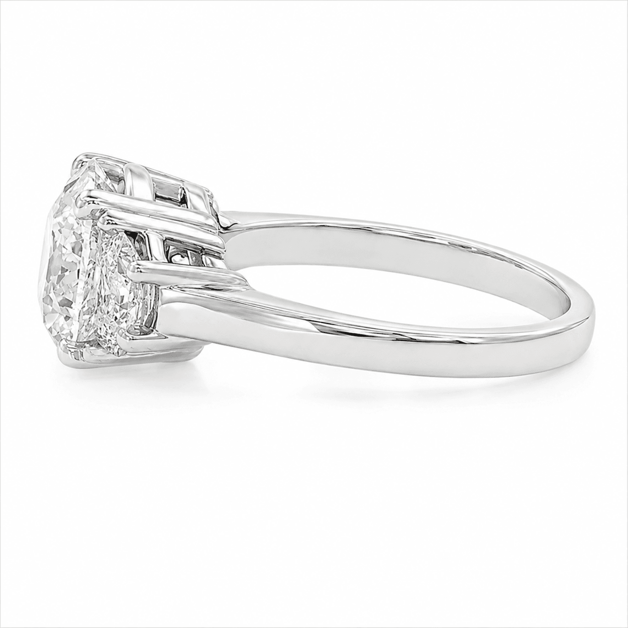 Lab Grown Diamond 14K White Gold Ring