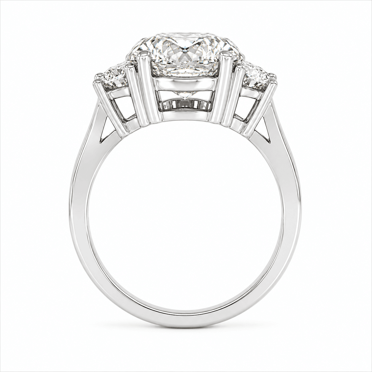 Lab Grown Diamond 14K White Gold Ring