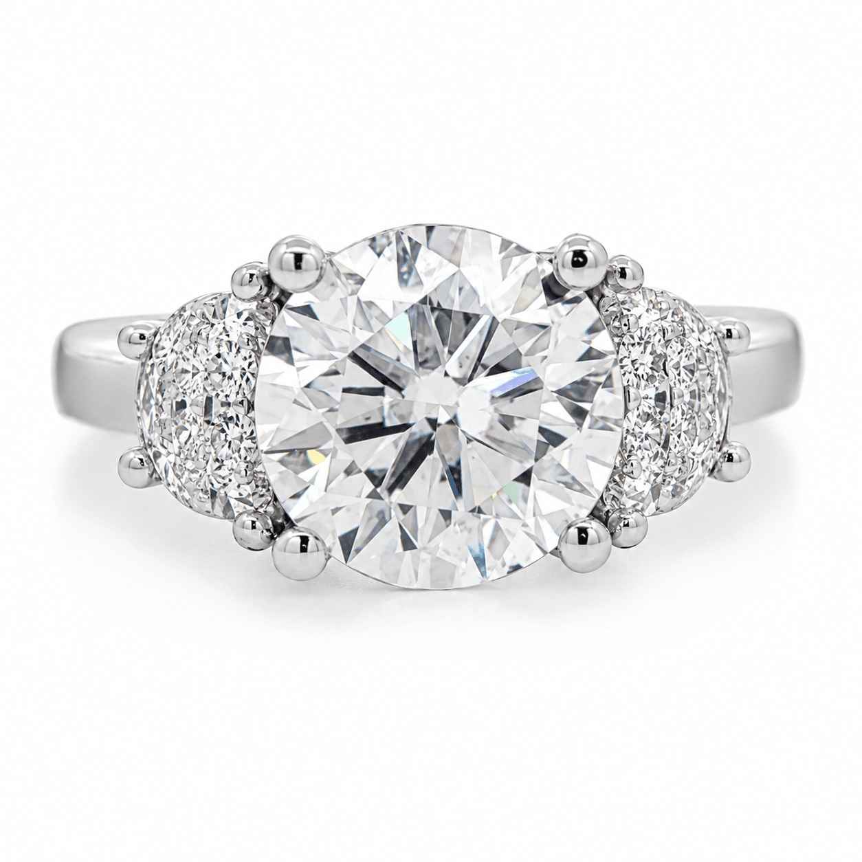 Lab Grown Diamond 14K White Gold Ring
