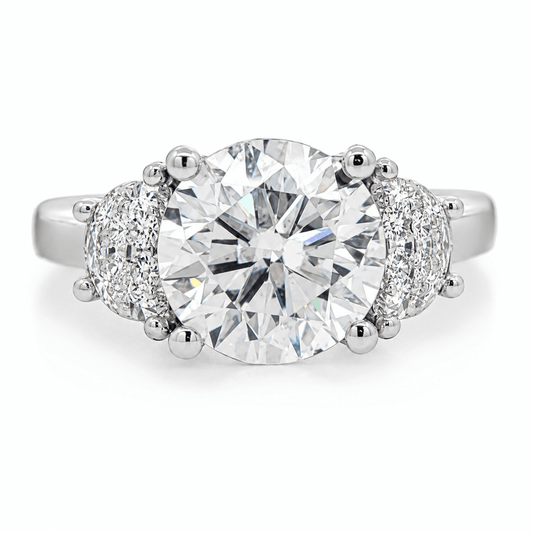 Lab Grown Diamond 14K White Gold Ring