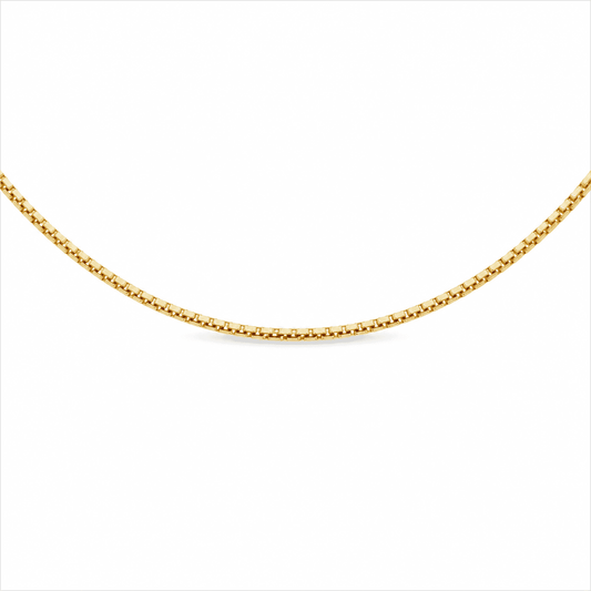 14K Yellow Gold Box Chain