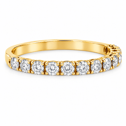 14K Yellow Gold Diamond Flex Band