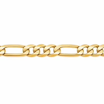 14K Yellow Gold Figaro Bracelet