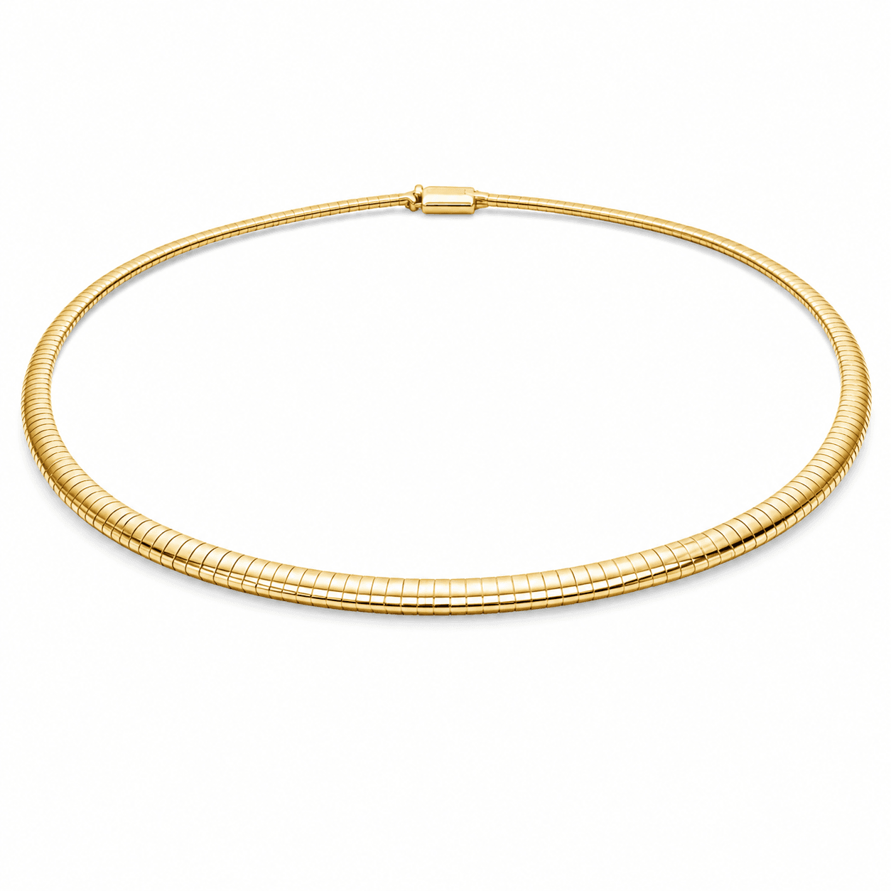 14K Yellow Gold Omega Necklace
