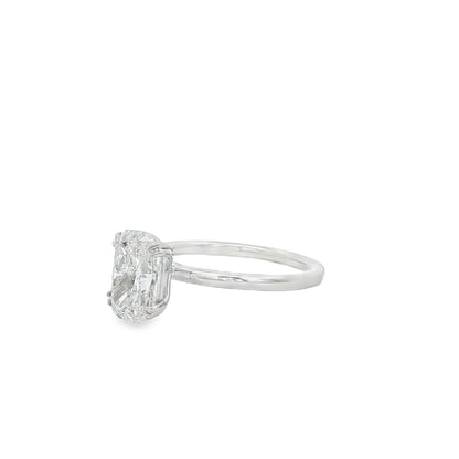 14K White Gold Lab Grown Diamond Engagement Ring