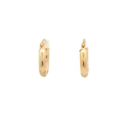 Textured Hoop Earrings