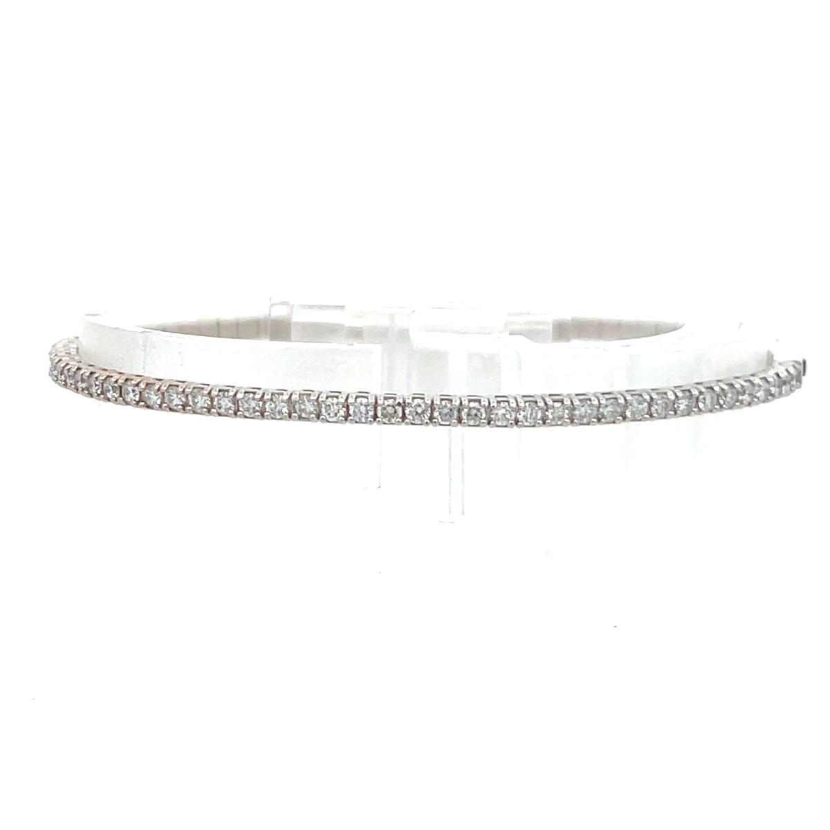2.15 CTW 18K Natural Diamond FLEX Tennis Bracelet
