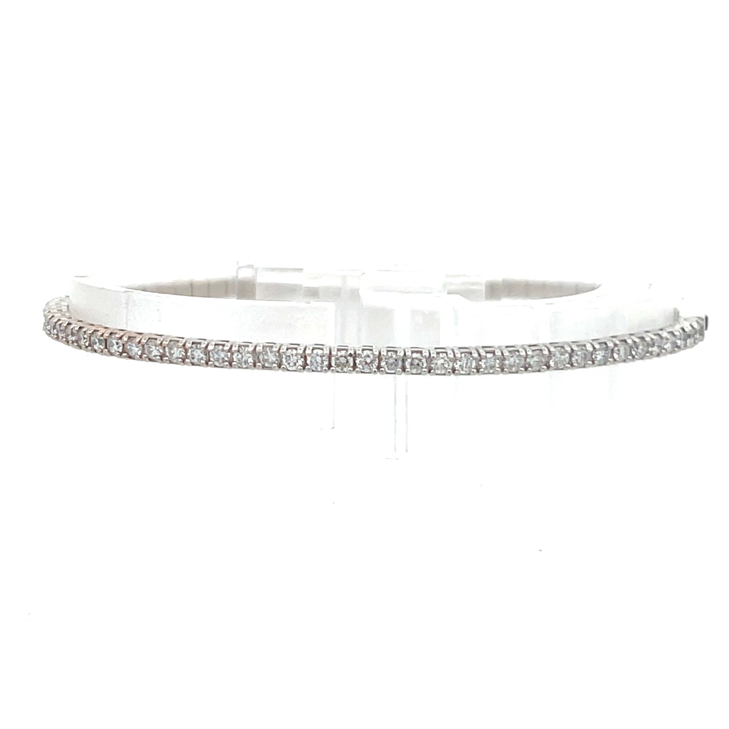 2.15 CTW 18K Natural Diamond FLEX Tennis Bracelet