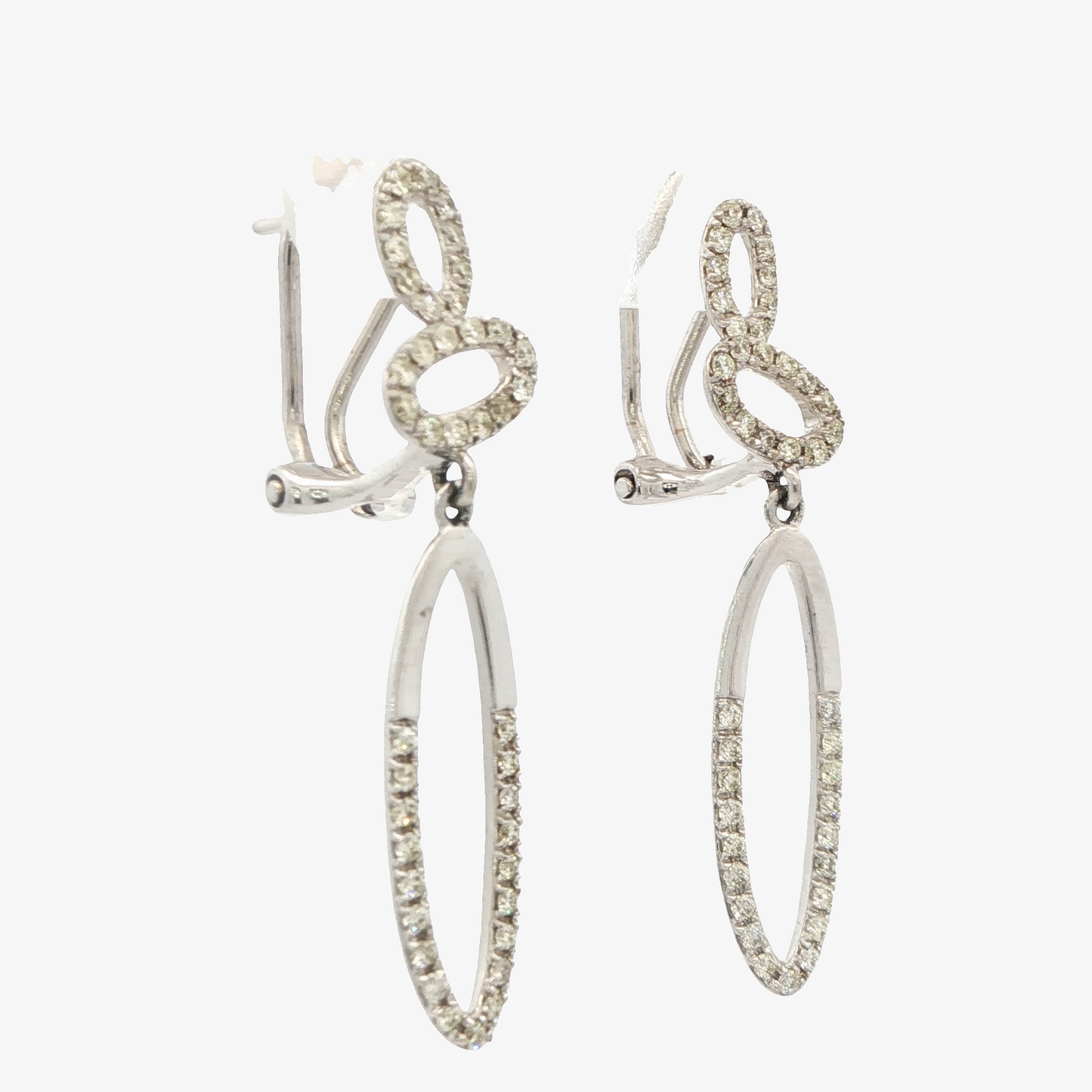 Diamond Dangle Earrings