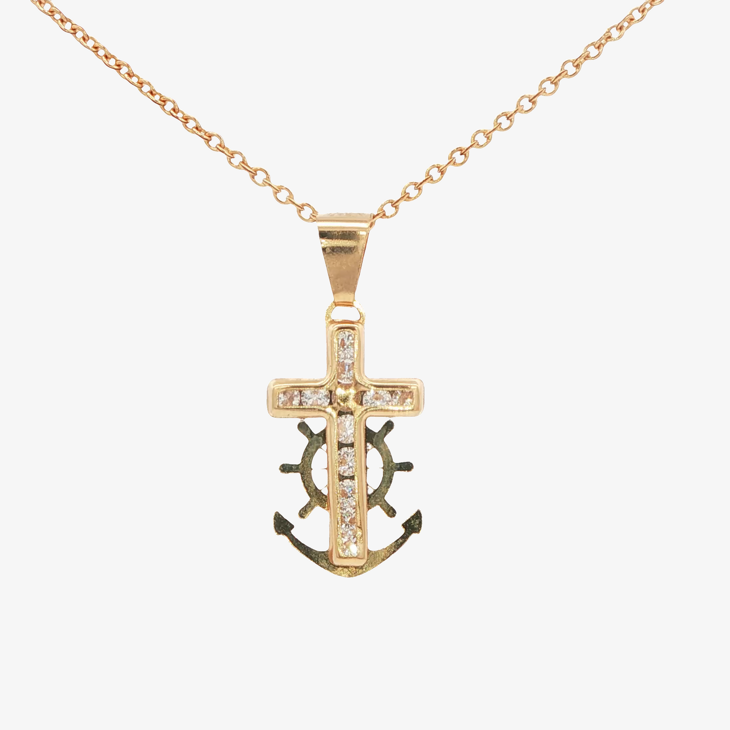Anchor Cross Pendant