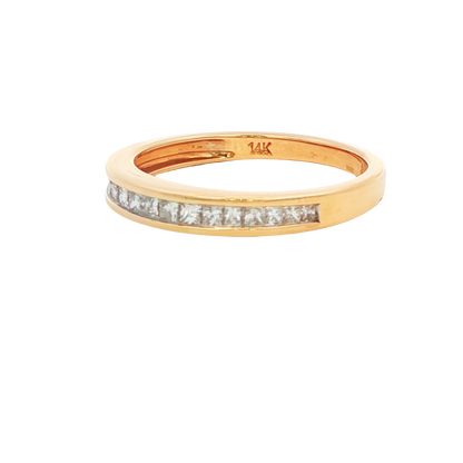 Channel-Set Diamond Wedding Band