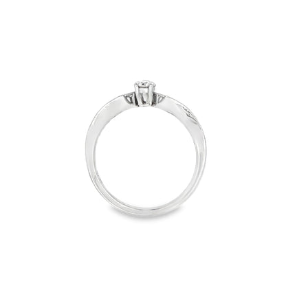 0.52 CTW Two-Stone Milgrain Diamond Ring