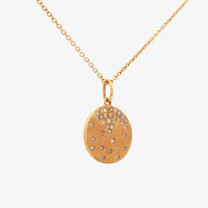 Diamond Disc Pendant