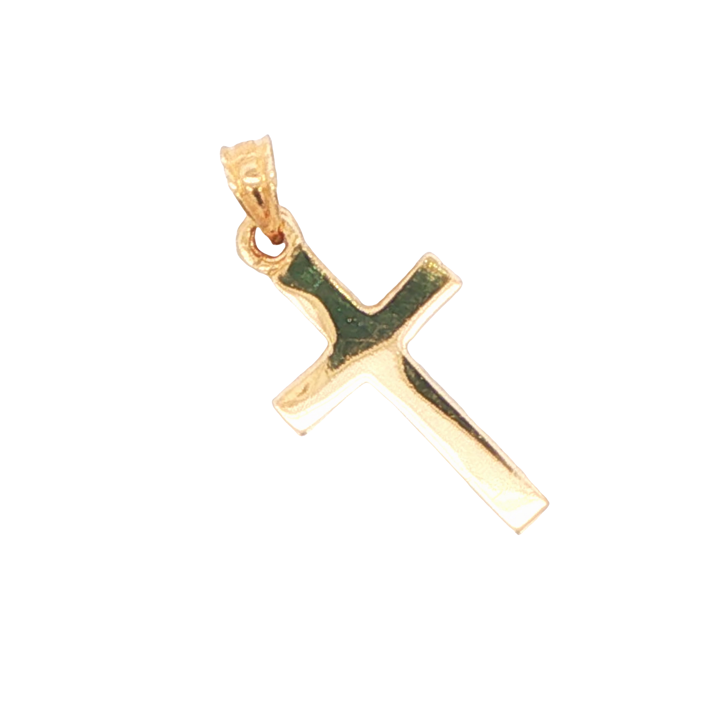 14K Yellow Gold Cross Pendant