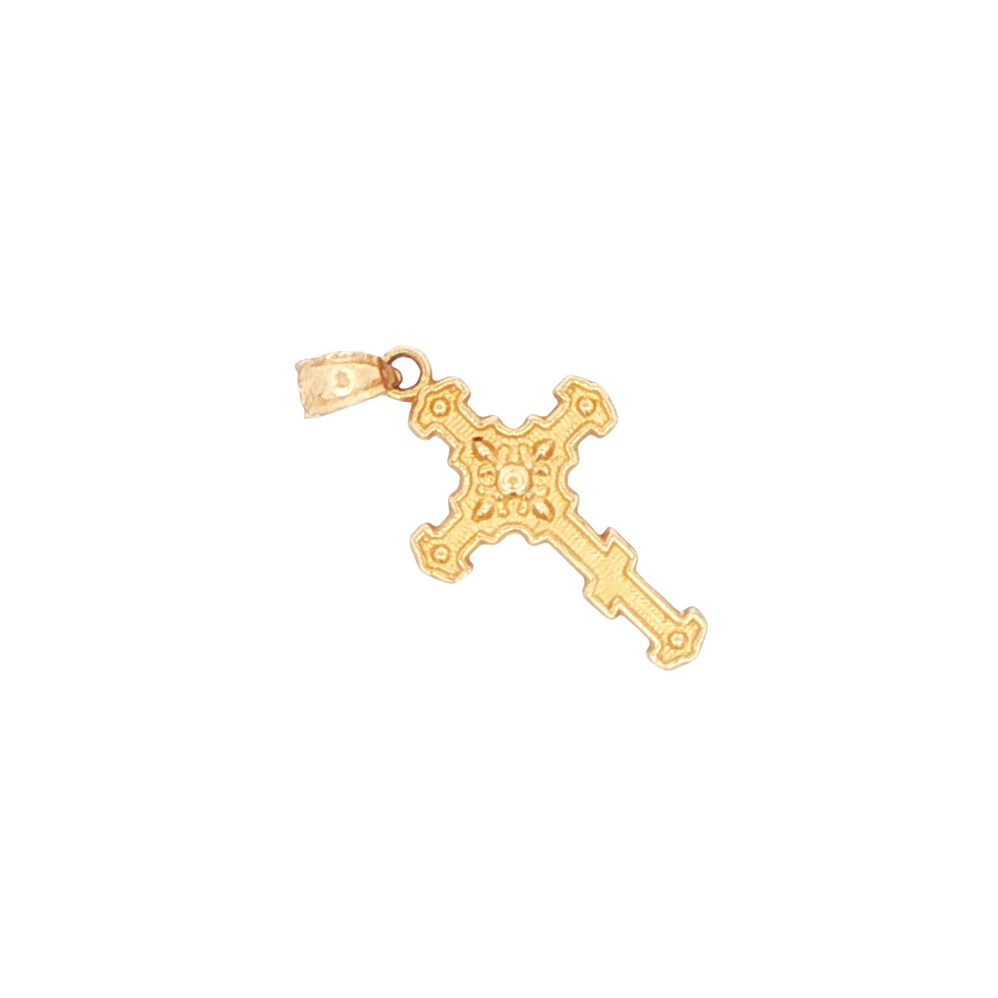Mini East Orthodox Cross Pendant