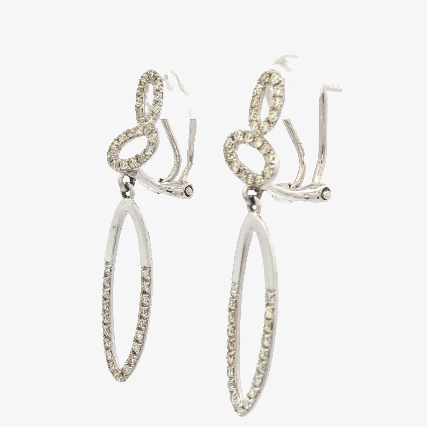 Diamond Dangle Earrings