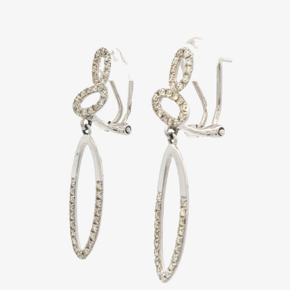 Diamond Dangle Earrings