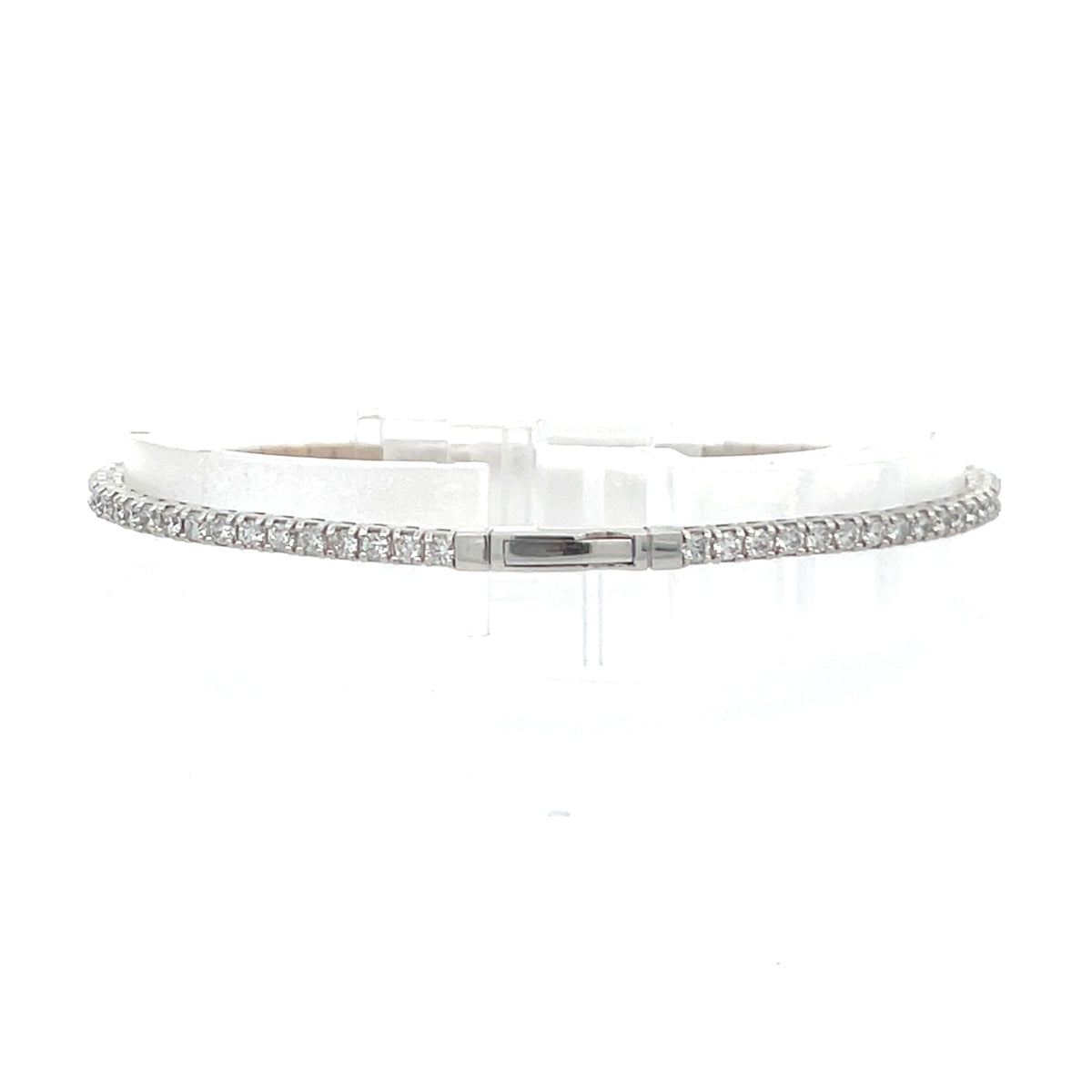 2.15 CTW 18K Natural Diamond FLEX Tennis Bracelet