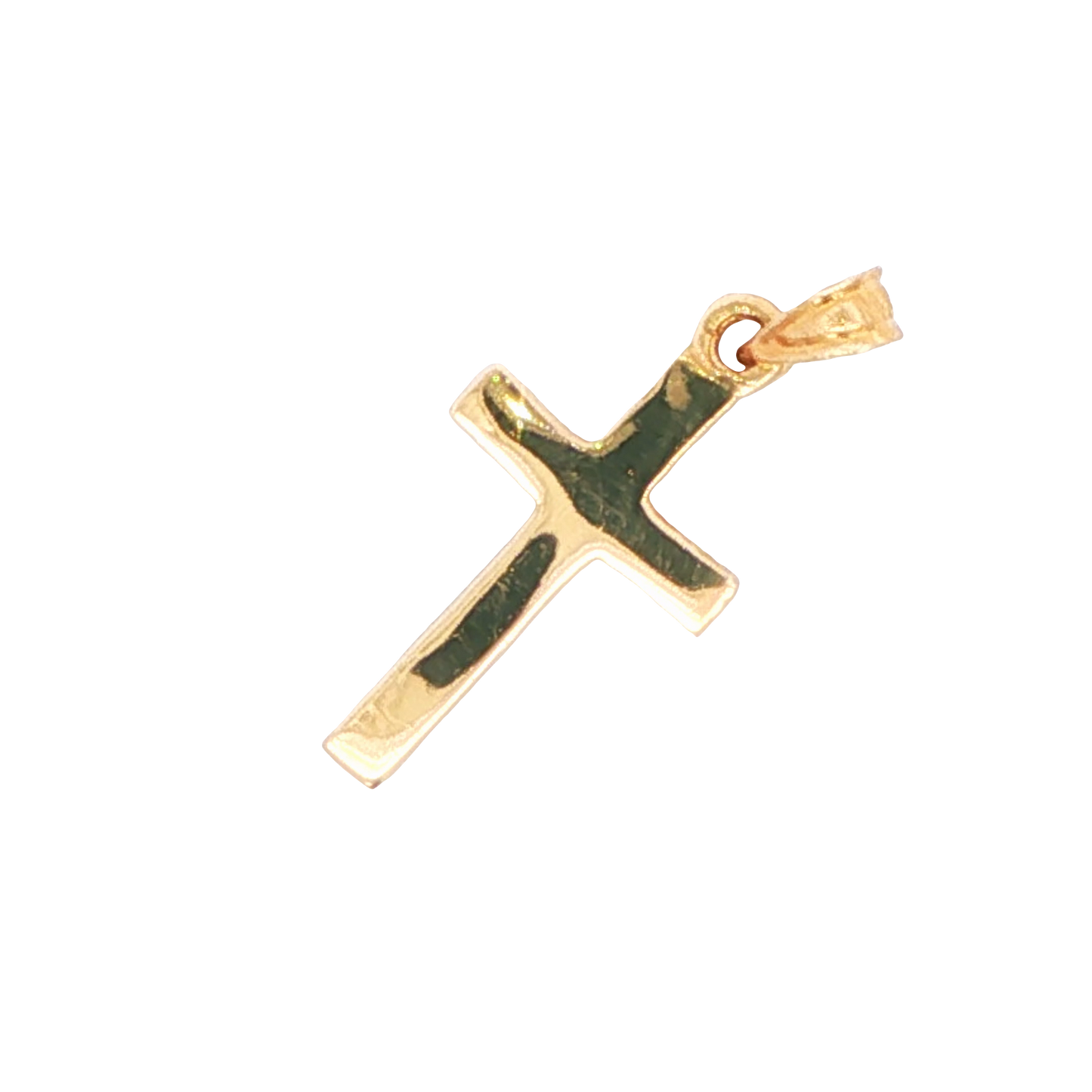 14K Yellow Gold Cross Pendant