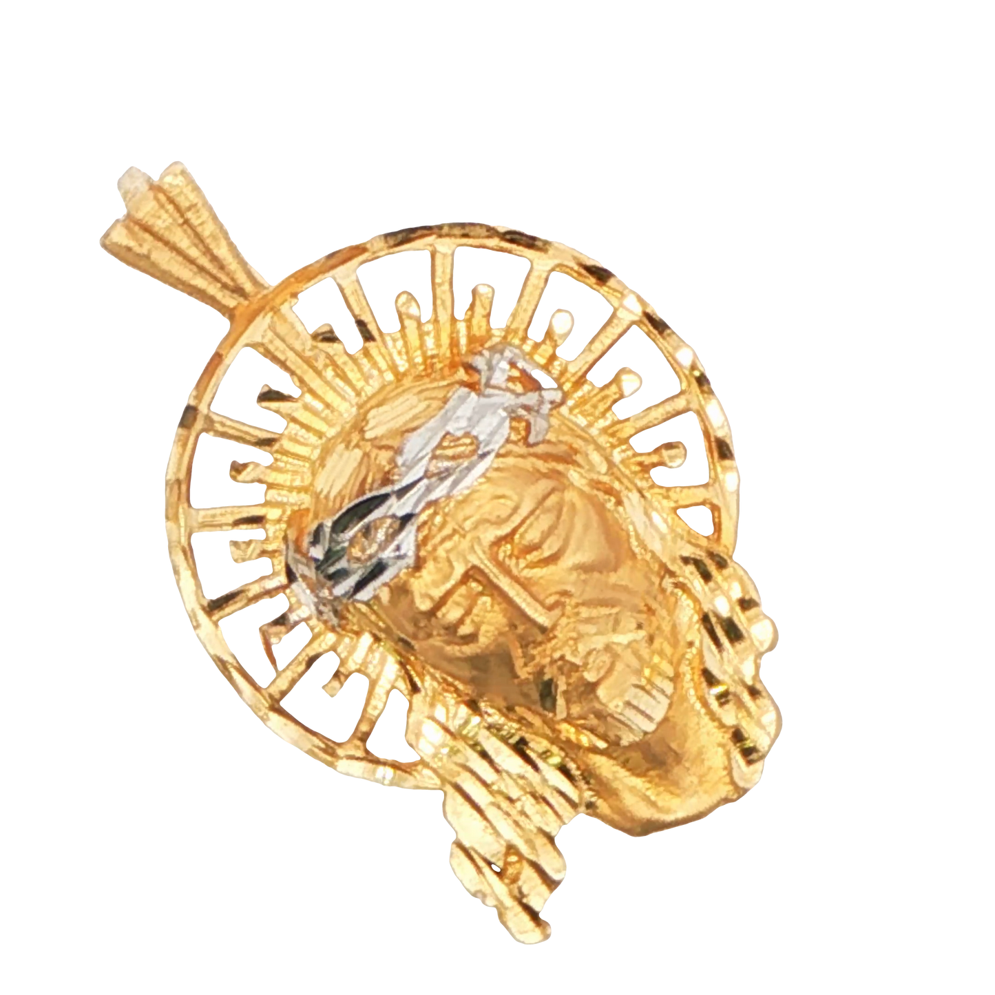 Jesus Sun Crown Pendant