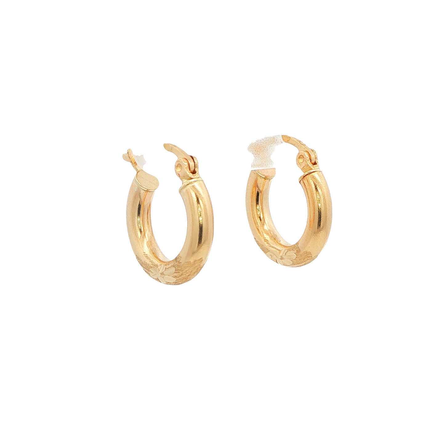 Textured Hoop Earrings