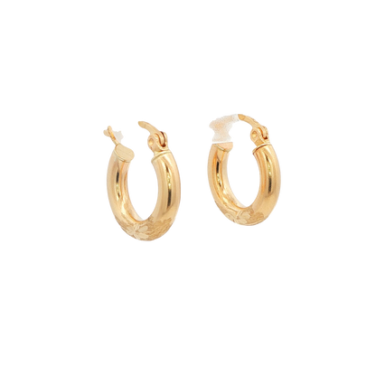 Textured Hoop Earrings