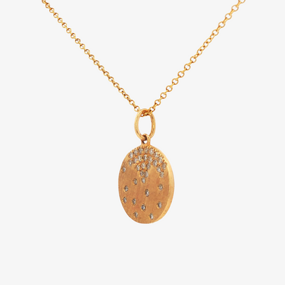 Diamond Disc Pendant