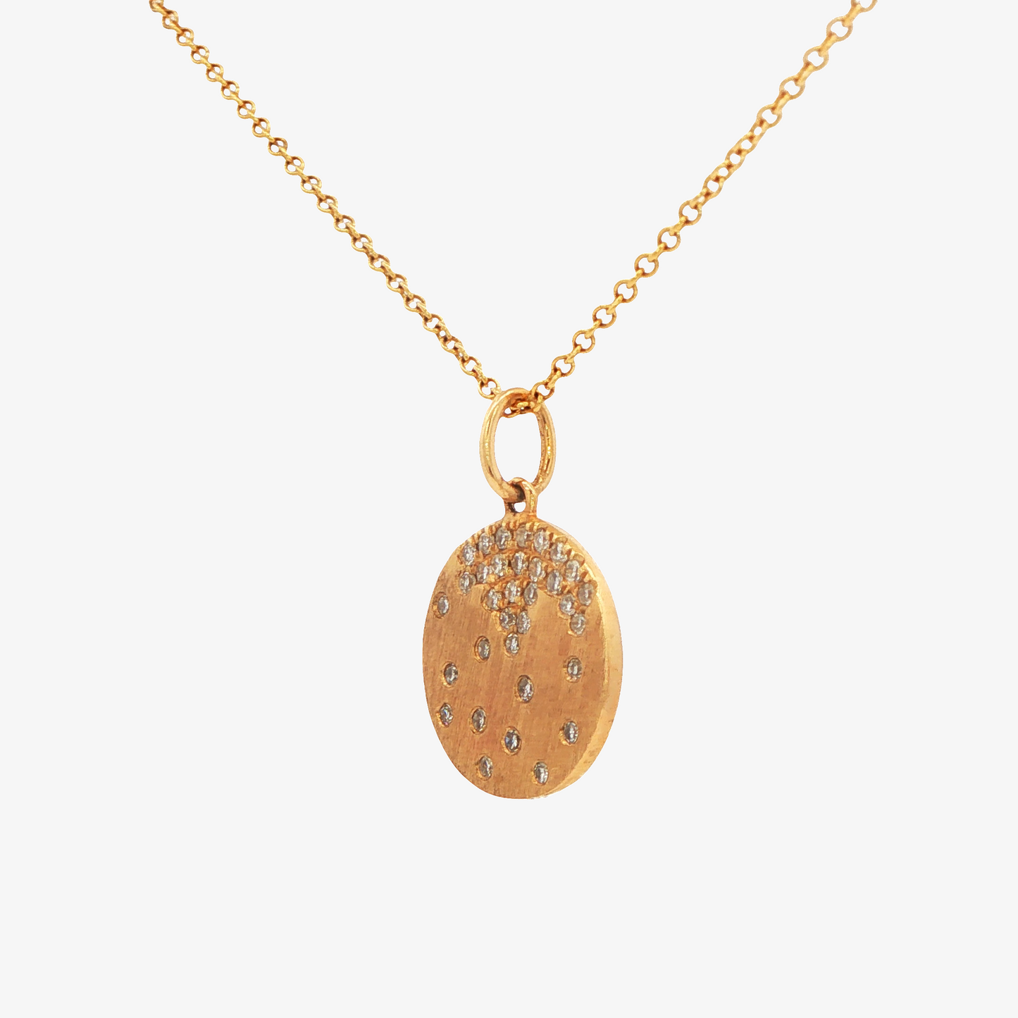 Diamond Disc Pendant