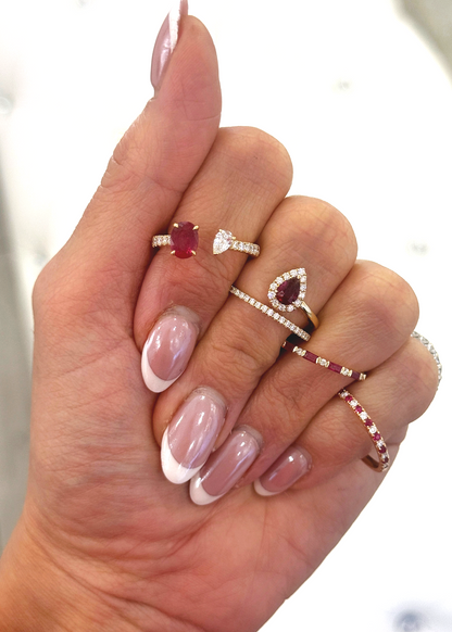 Ruby and Diamond Band
