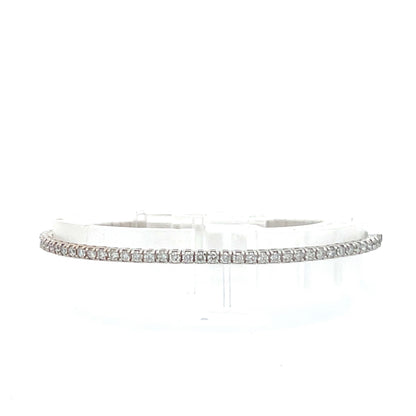 2.15 CTW 18K Natural Diamond FLEX Tennis Bracelet
