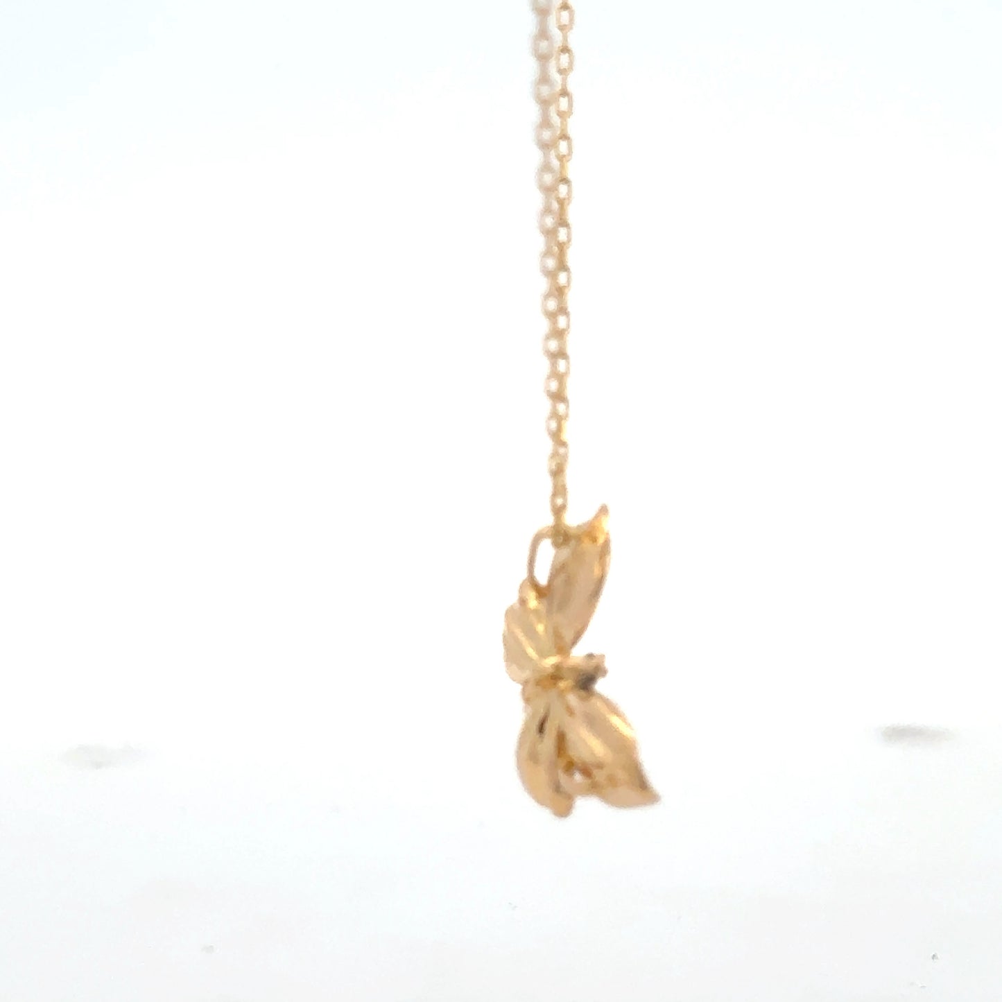 Blue Butterfly Diamond Necklace