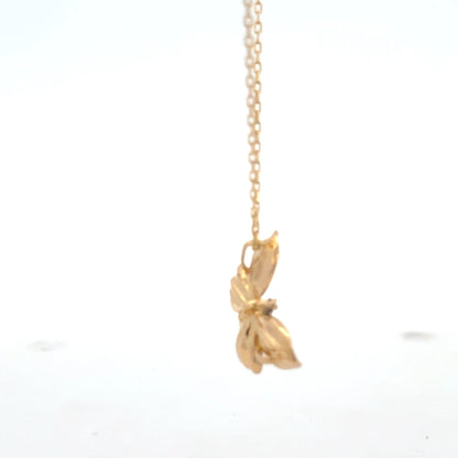 Blue Butterfly Diamond Necklace