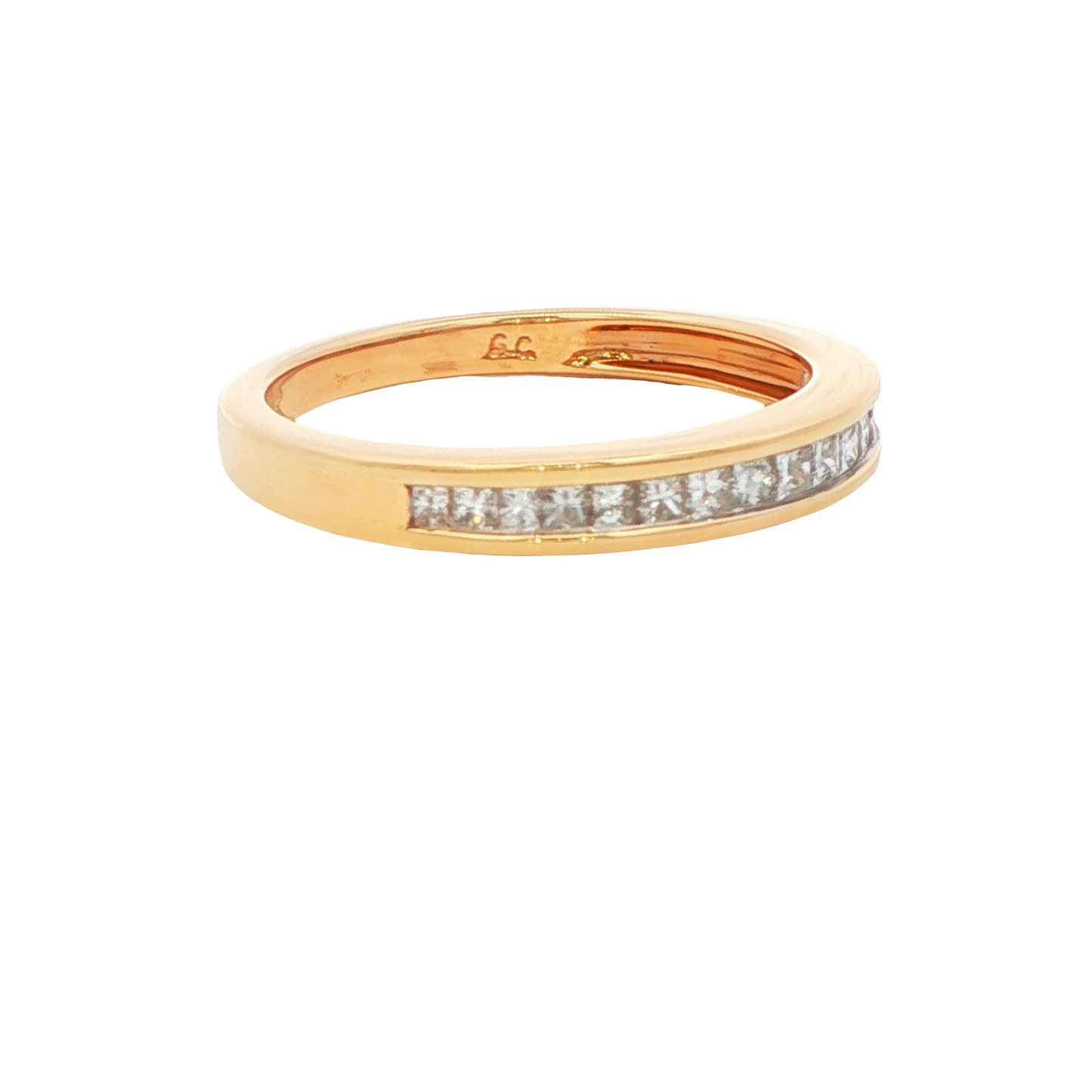 Channel-Set Diamond Wedding Band