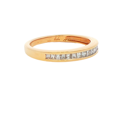 Channel-Set Diamond Wedding Band